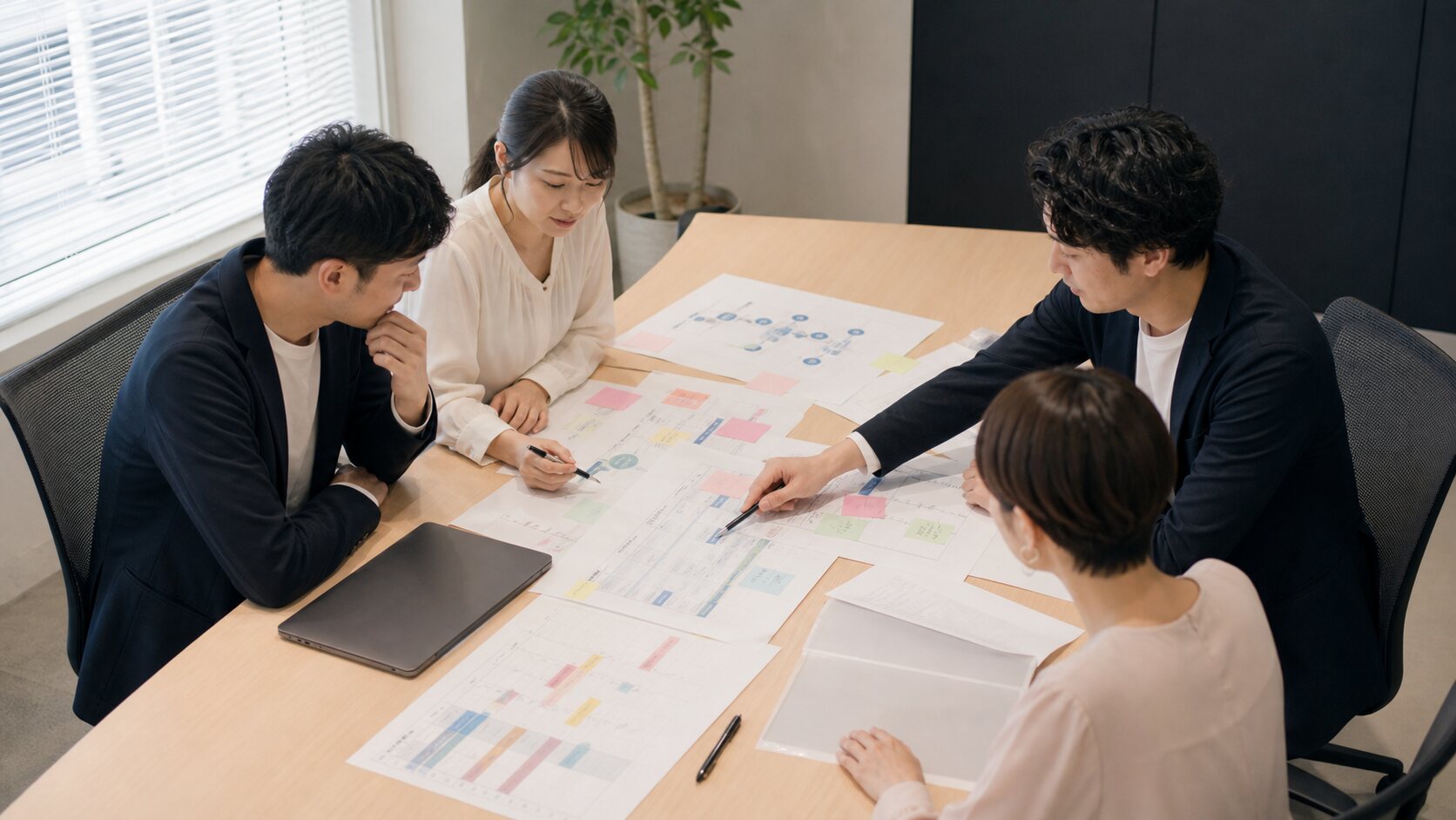 開発案件の対応範囲を確認する打ち合わせ